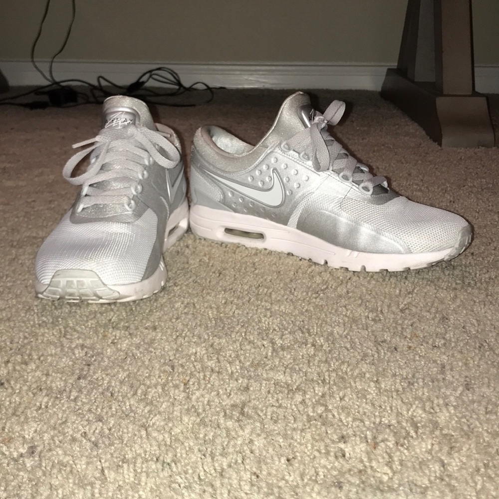Silver Nike Air Max’s